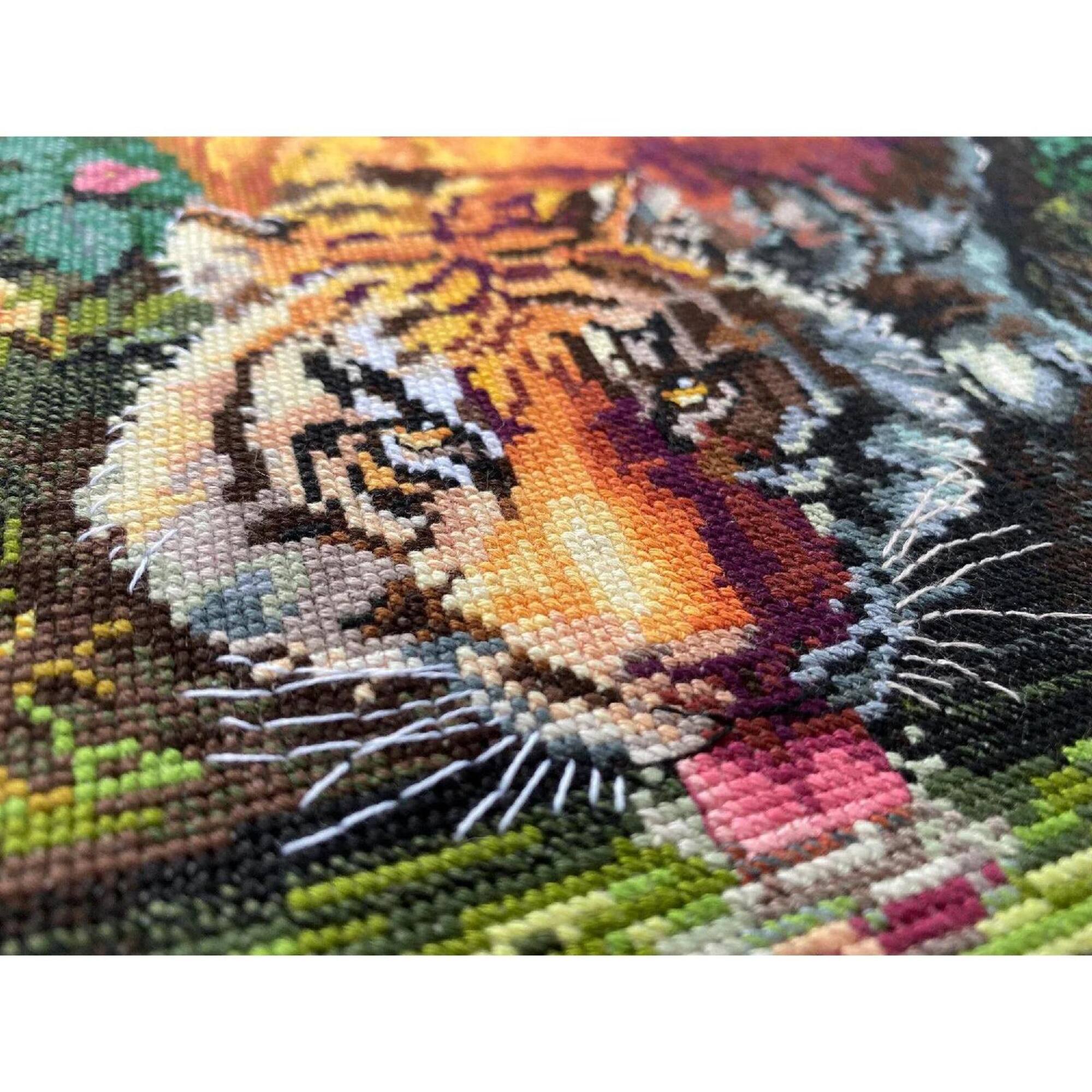 Merejka® Aurora’s Garden Counted Cross Stitch Kit